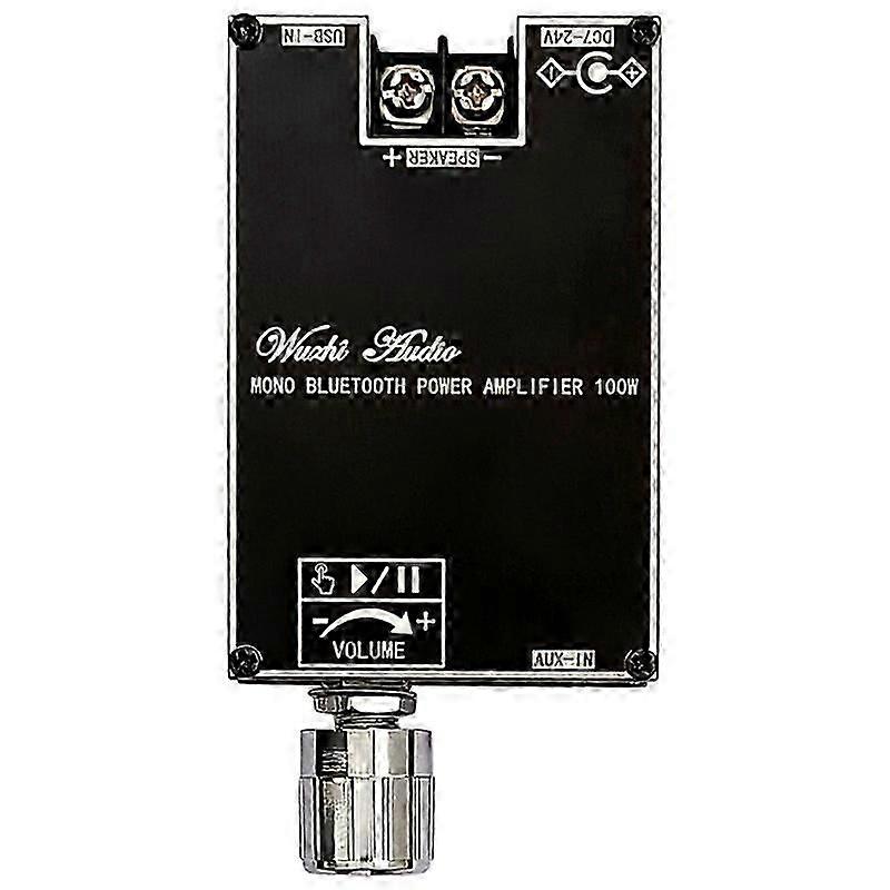 Mono 100W Bluetooth Audio Amplifier Board with Box Function