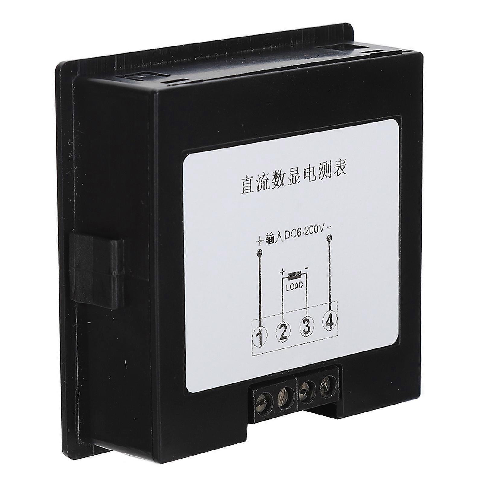 Digital Voltmeter Ammeter LCD Display DC Power Voltage Current Impedance Meter 6‑200V 20A