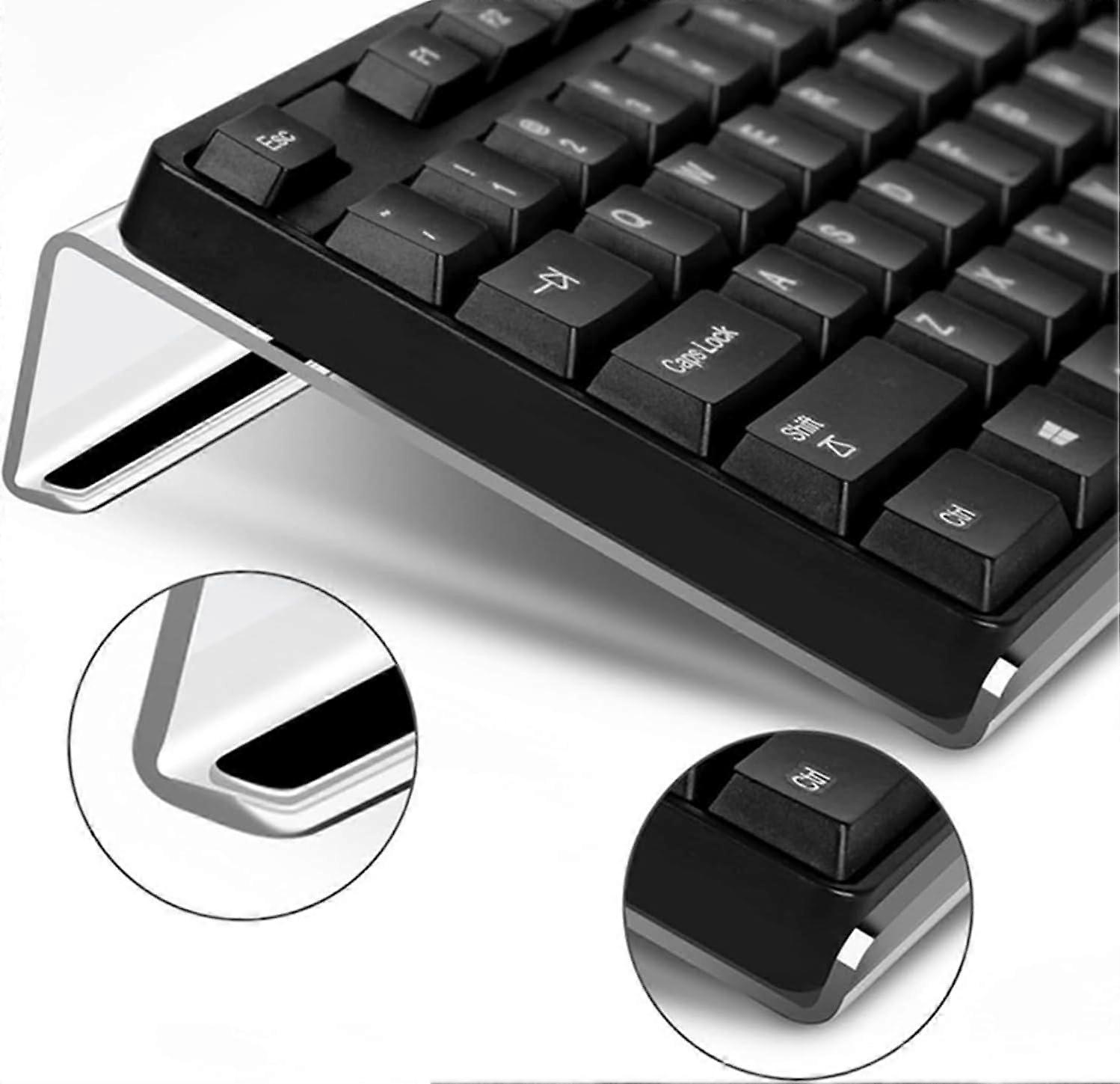 Keyboard Stand with Silicone Wrist Rest, Acrylic Computer Keyboard ...