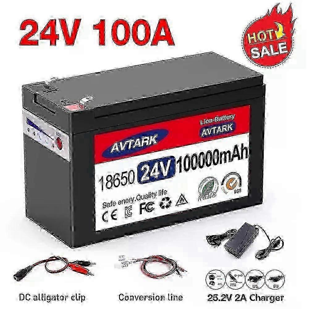 Μπαταρία λιθίου υψηλού ρεύματος LiFePO4 24V 120Ah με BMS για ηλιακή ενέργεια, ηλεκτρικά σκάφη και κάμπινγκ