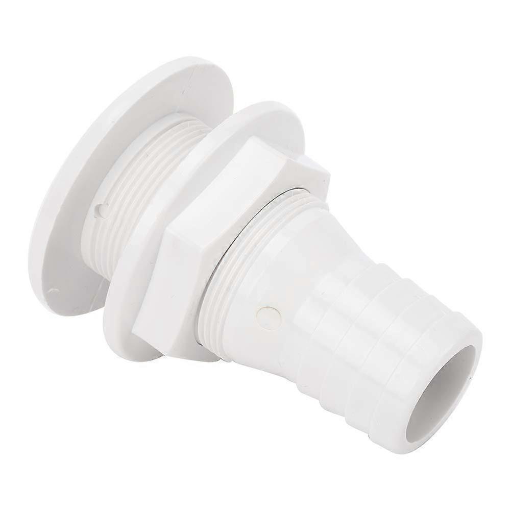 Drain Vent,ABS PlasticDurable Lightweight Boat BodyBottom YachtBilge Drain Vent Accessory (11/2 inches)