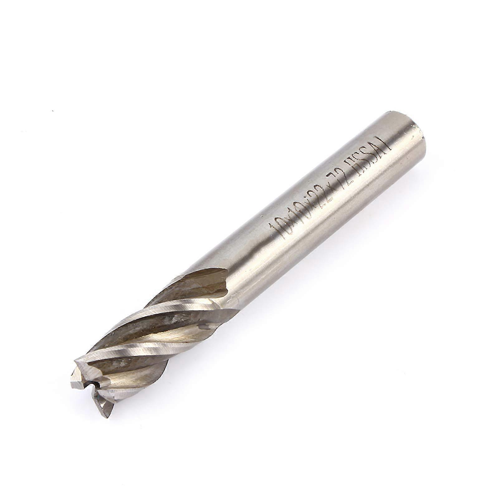 10mm End Mill Set High Quality HSS CNC Router Bits 4 Flute 4mm to 12mm Cylinder Shank Milling Tools