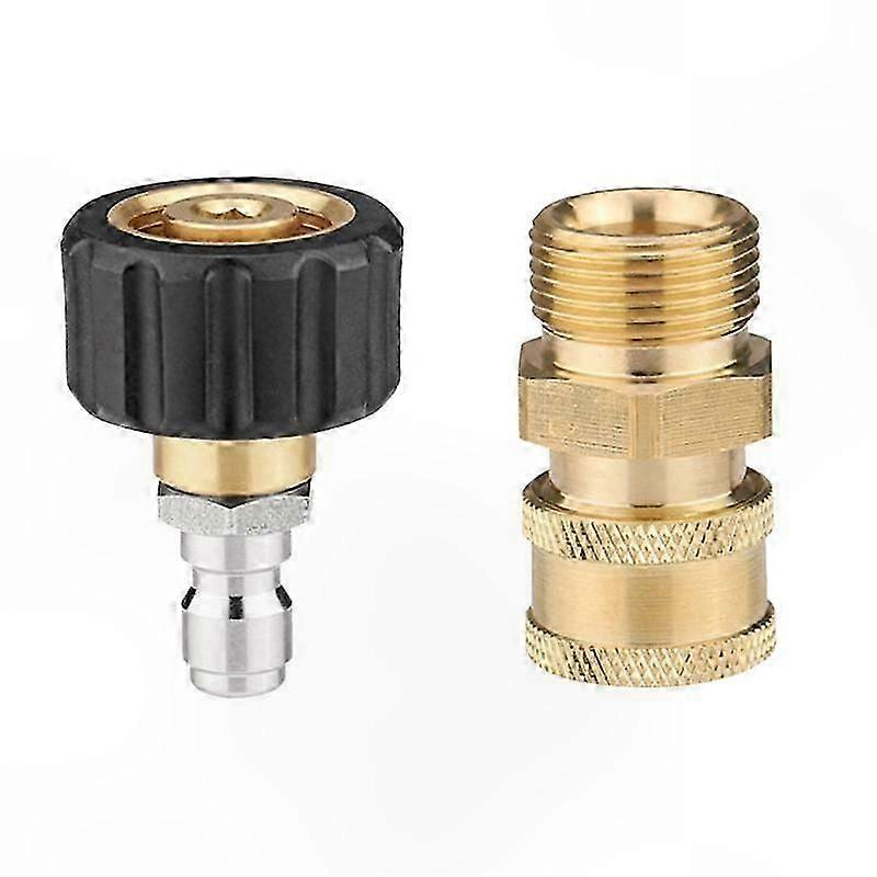 M22-14 MM Swivel Adapter with 1/4" Push-In Thread for Pressure Washer Connections