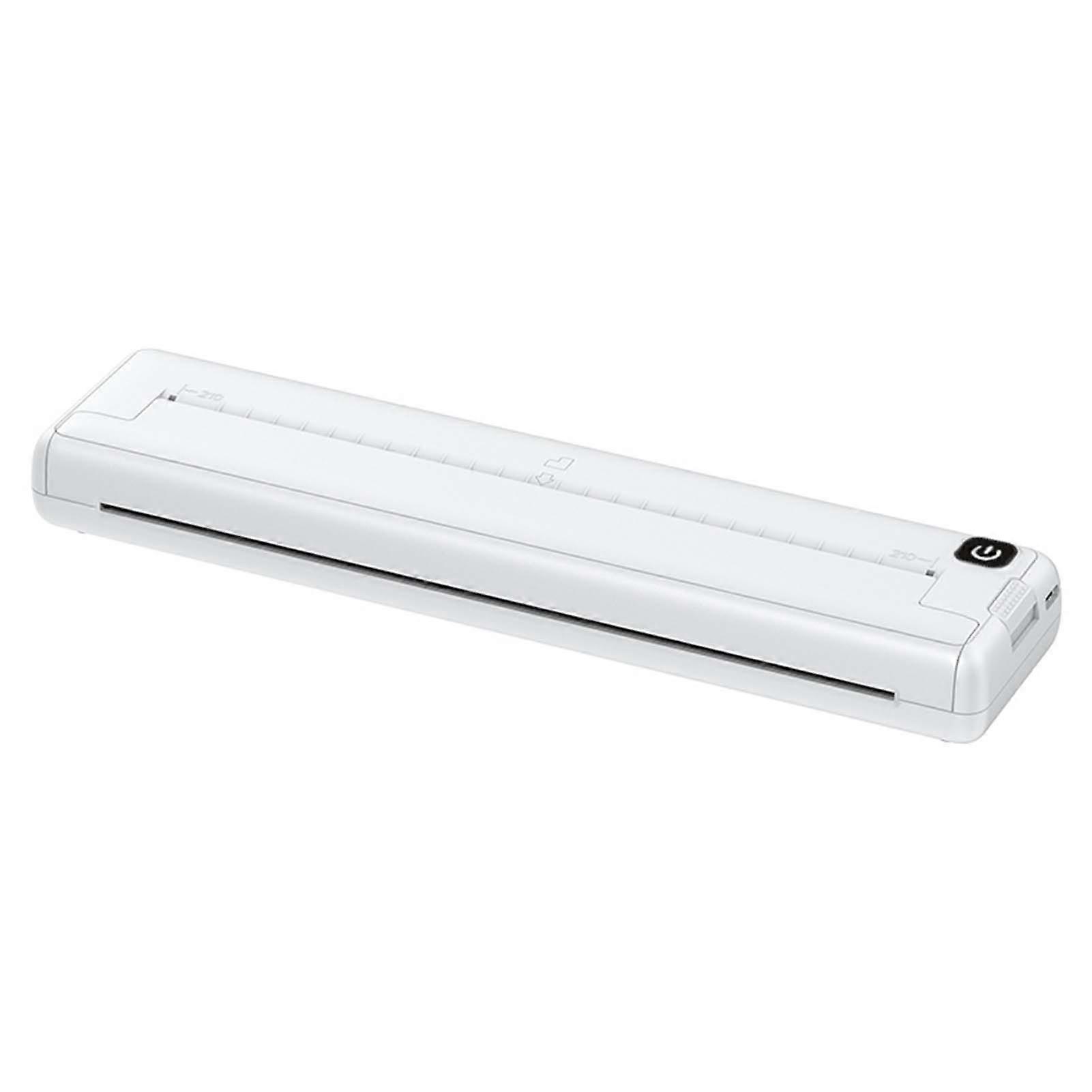 Portable Printer Multifunctional 200dpi High Clear Printing Bluetooth A4 Printer for Homework Study Materials