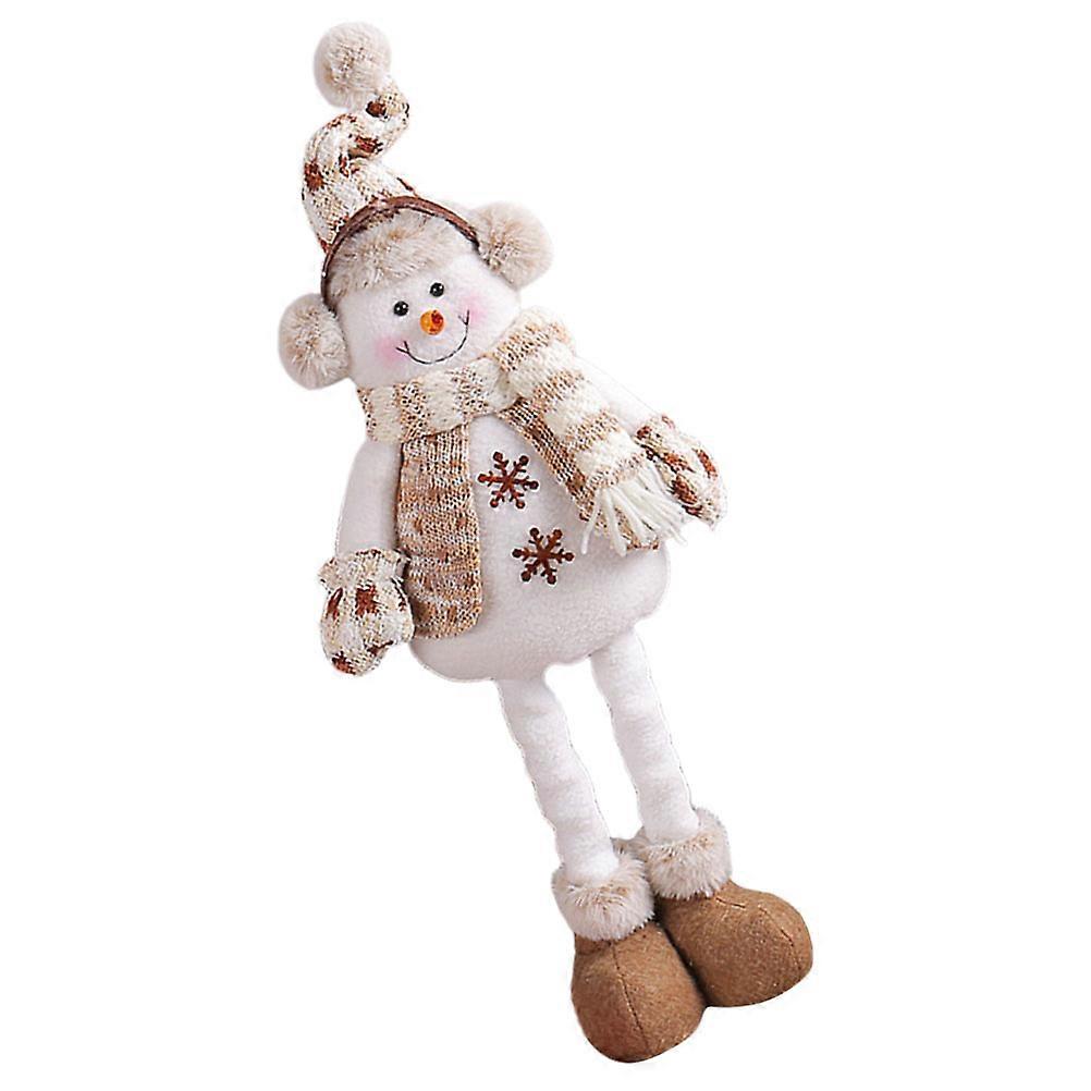 Adorable Christmas Stuffed Doll for Decoration with Creative Design and Multi Color Cloth PP Cotton Metal