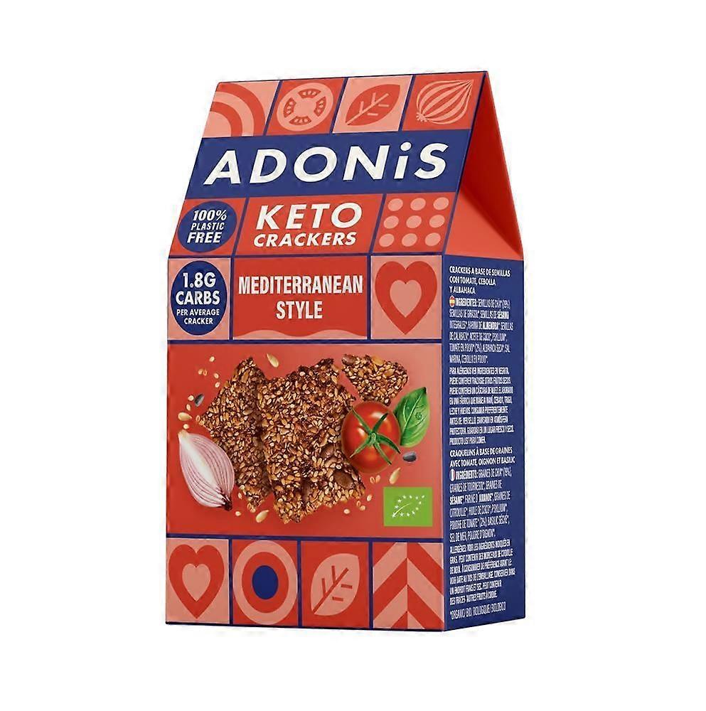 Adonis Keto Mediterranean Crackers 60g - 3 Pack