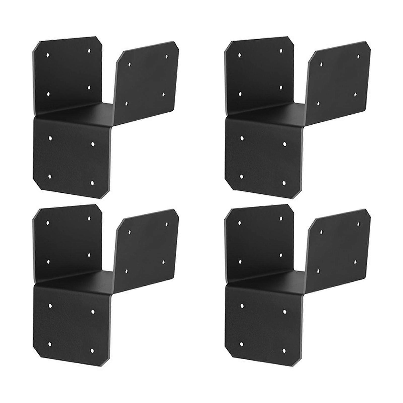 4Pcs Joist Anchors Connector For Light Steel Frame Anchors Connector Post Anchors Post Bracket Easy to Installation 3x3.5in