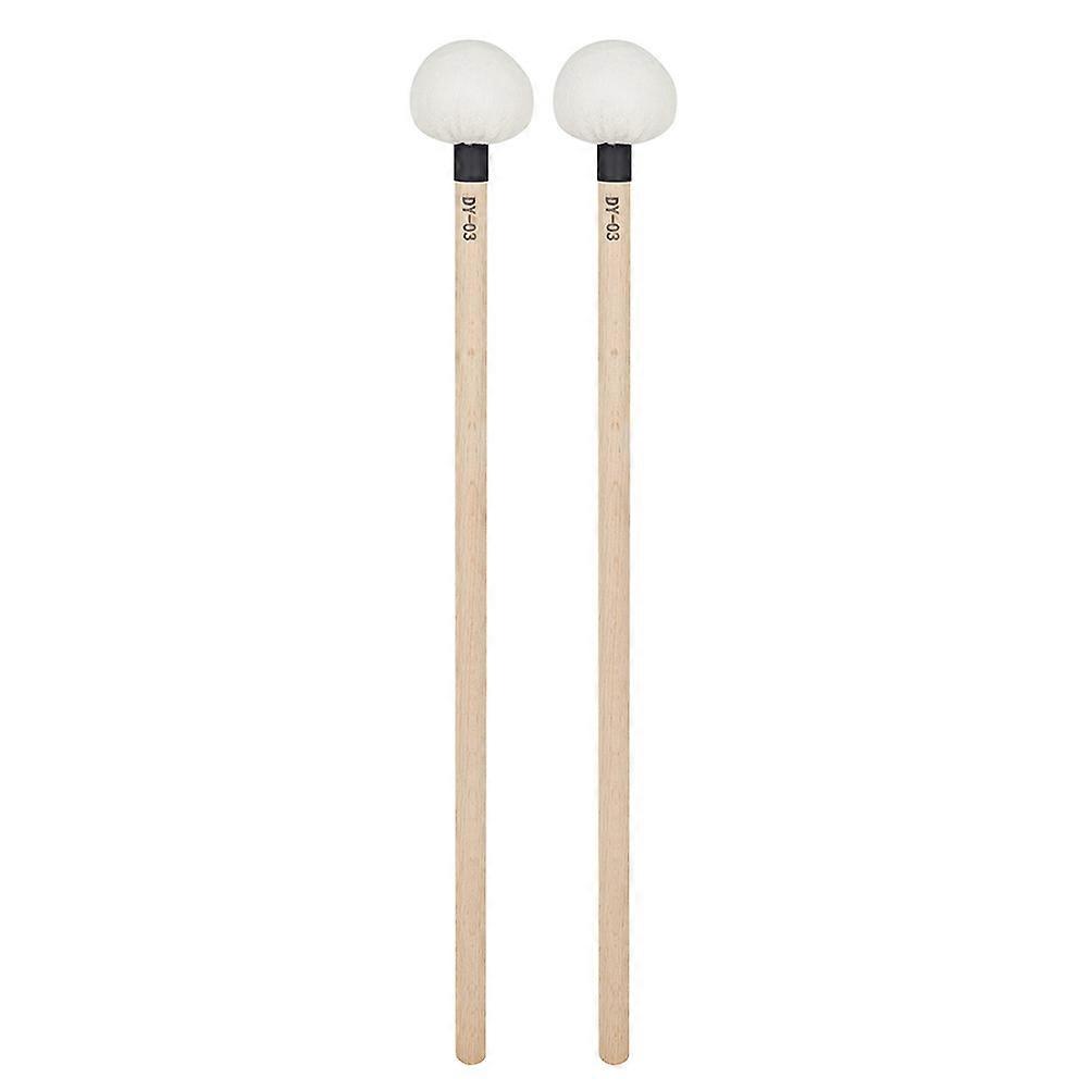 Here's a refined product description for your **2pcs Durable Felt Drum Mallet Sticks with Handle**:
### **2pcs Durable Felt Drum Mallet Sticks