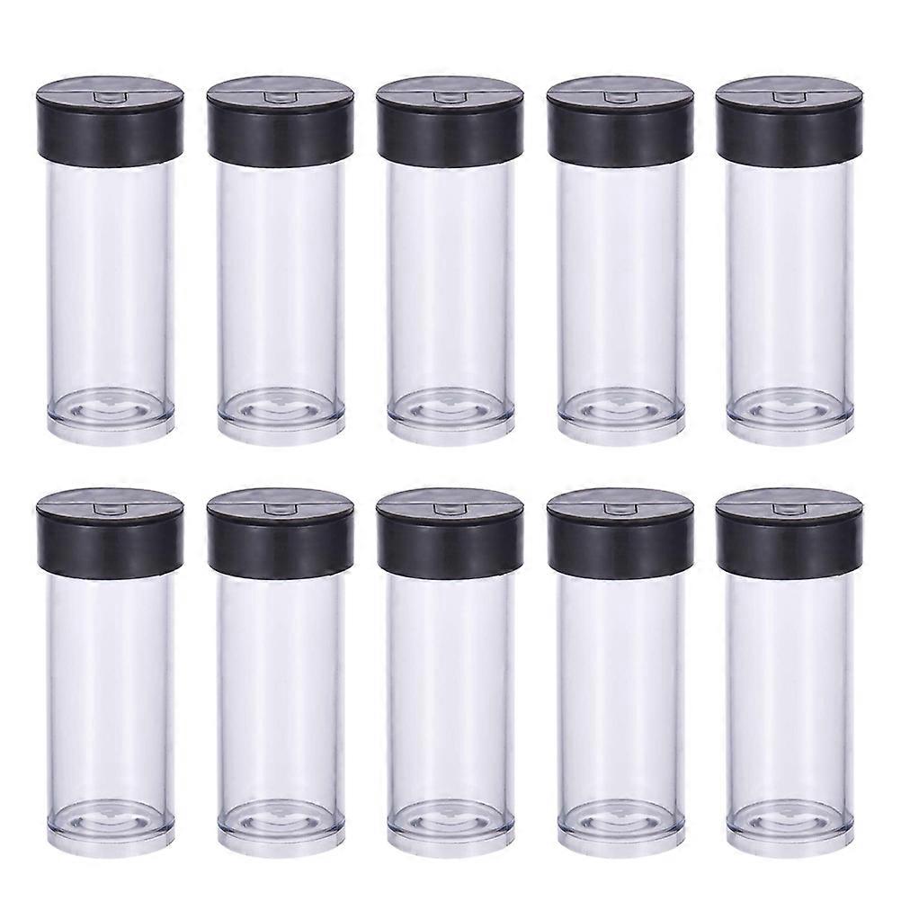 40pcs Transparent Beads Storage Tubes with Lids – Lightweight, Leakproof Containers for Organizing Crafts and Jewelry Items