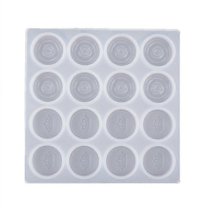 Diy Chess and Checkers Silicone Making Mold Mirror Epoxy Resin Chessboard and Chess Piece Making Tools 113X113mm