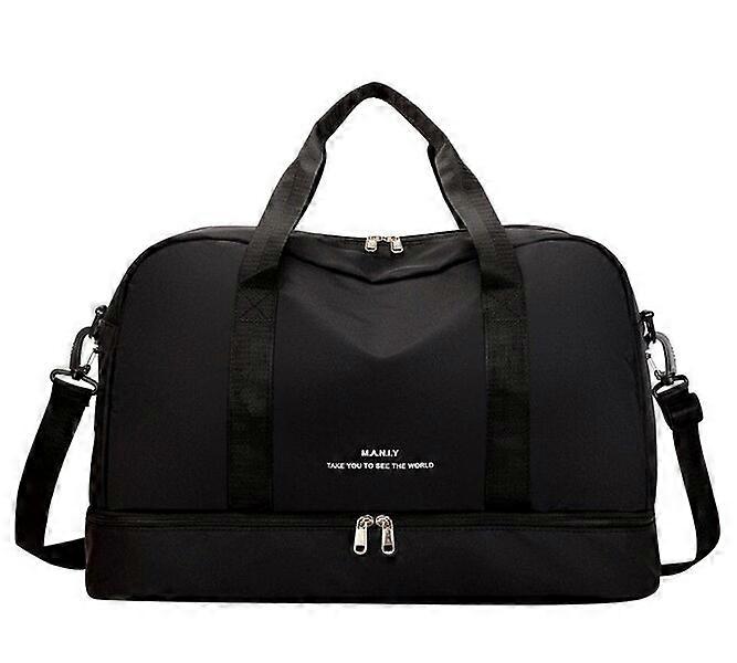 Travel bag, C84, non-slip nylon material, double-layer bottom can be used as a shoe bag