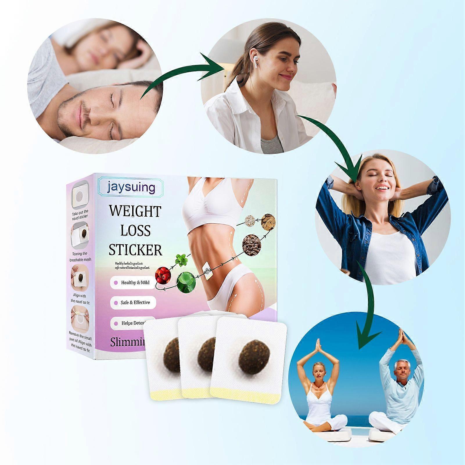 30Pcs Slim Patch Lose Weight Plaster SlimmingSticker Burning Fat Lazy Paste