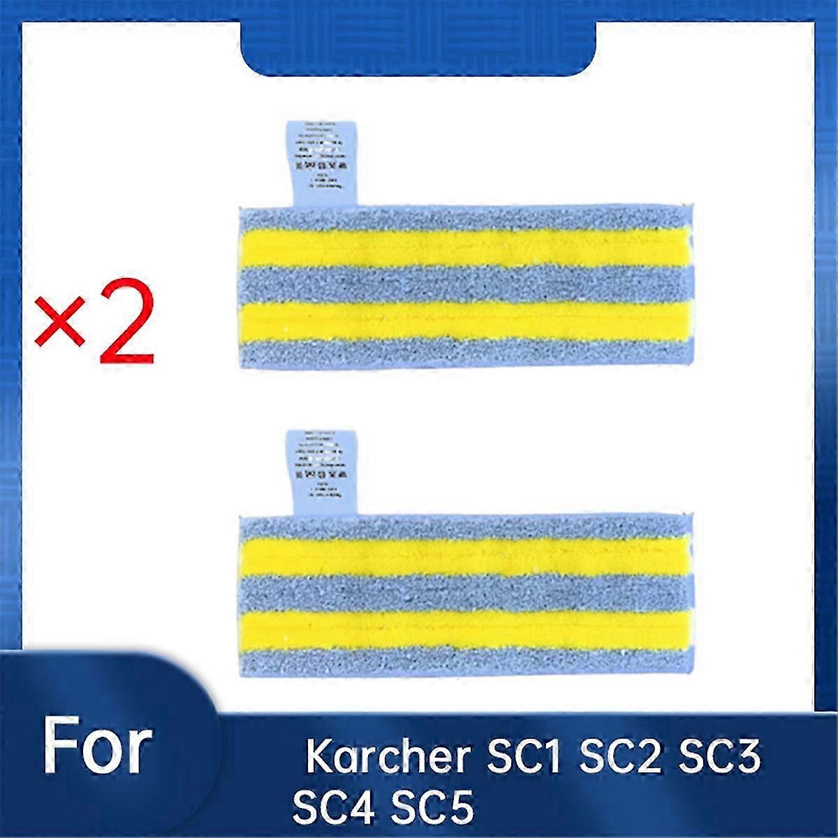 2 PCS Steam Microfiber Mop Cloths for SC1 SC2 SC3 SC4 SC5