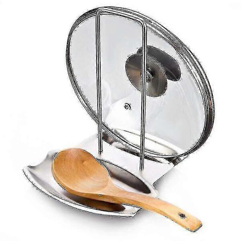 (type) Rustfritt stål grytelokkarrangør, pannedeksel