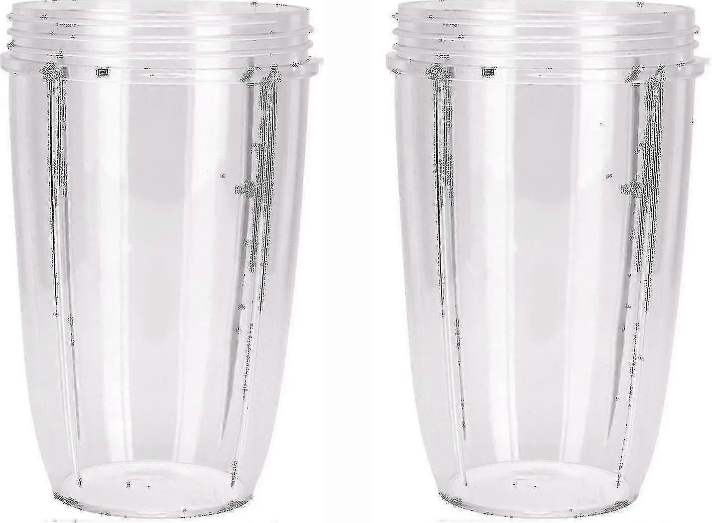 Replacement Blender Cups with Lids for Nutribullet Pack, BPA-Free 2-Pack Set