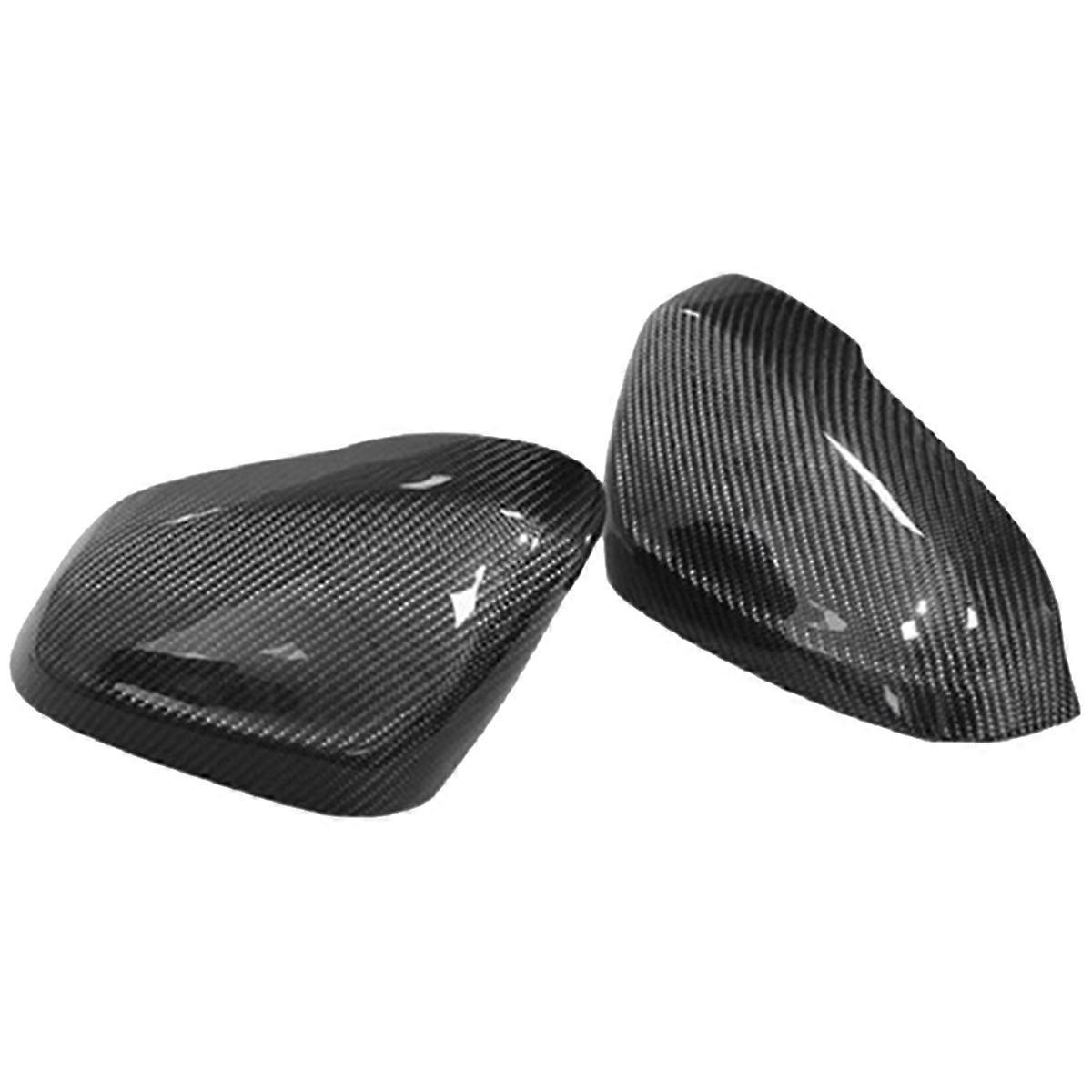 Car Rear View Mirror Cover Side View Mirror Cover Carbon Fiber Trim for S60 S60L S80L V40 2011-2019