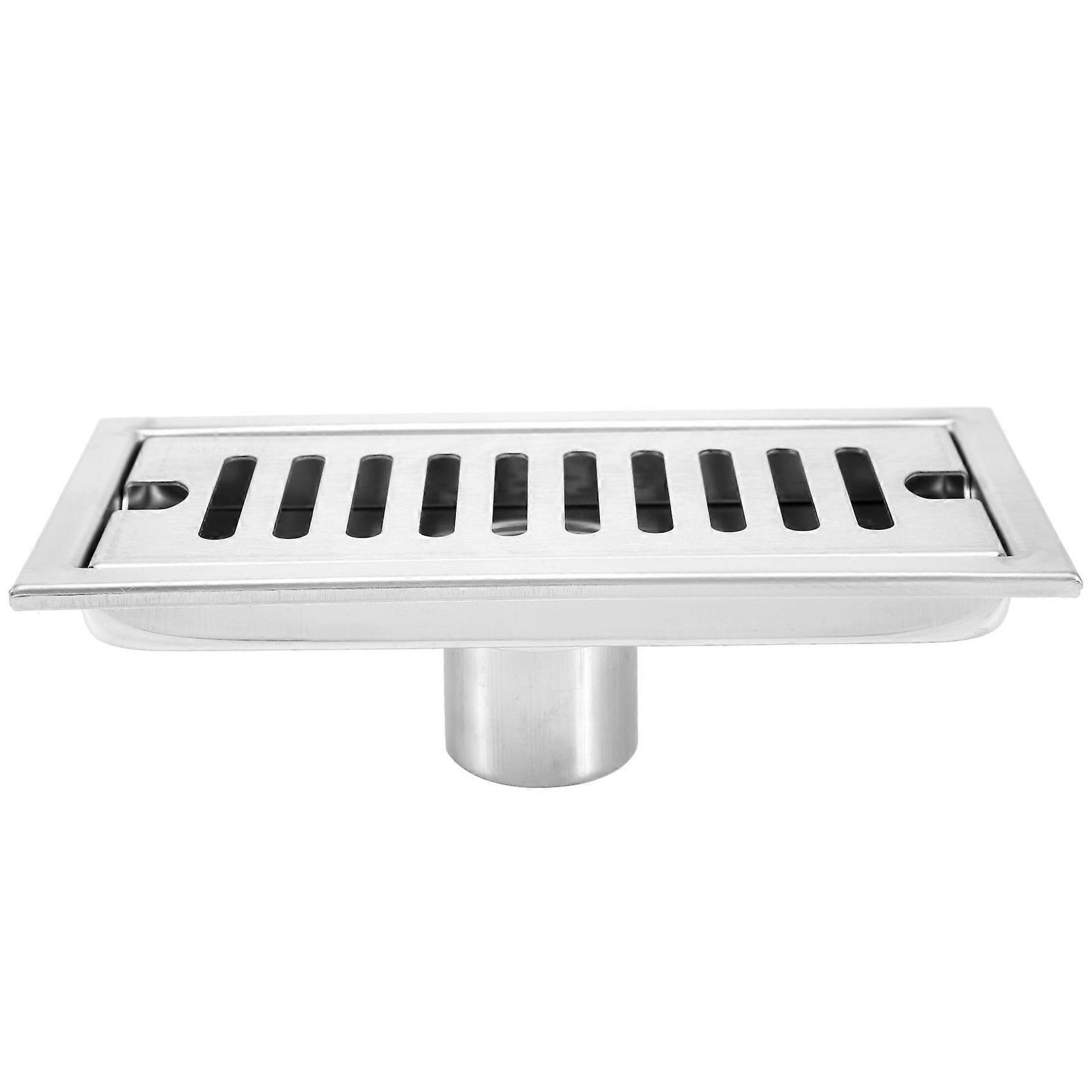 Rectangular Linear Shower Floor Drain Long Linear Drainage Channel Drain for Hotel Bathroom Kitchen