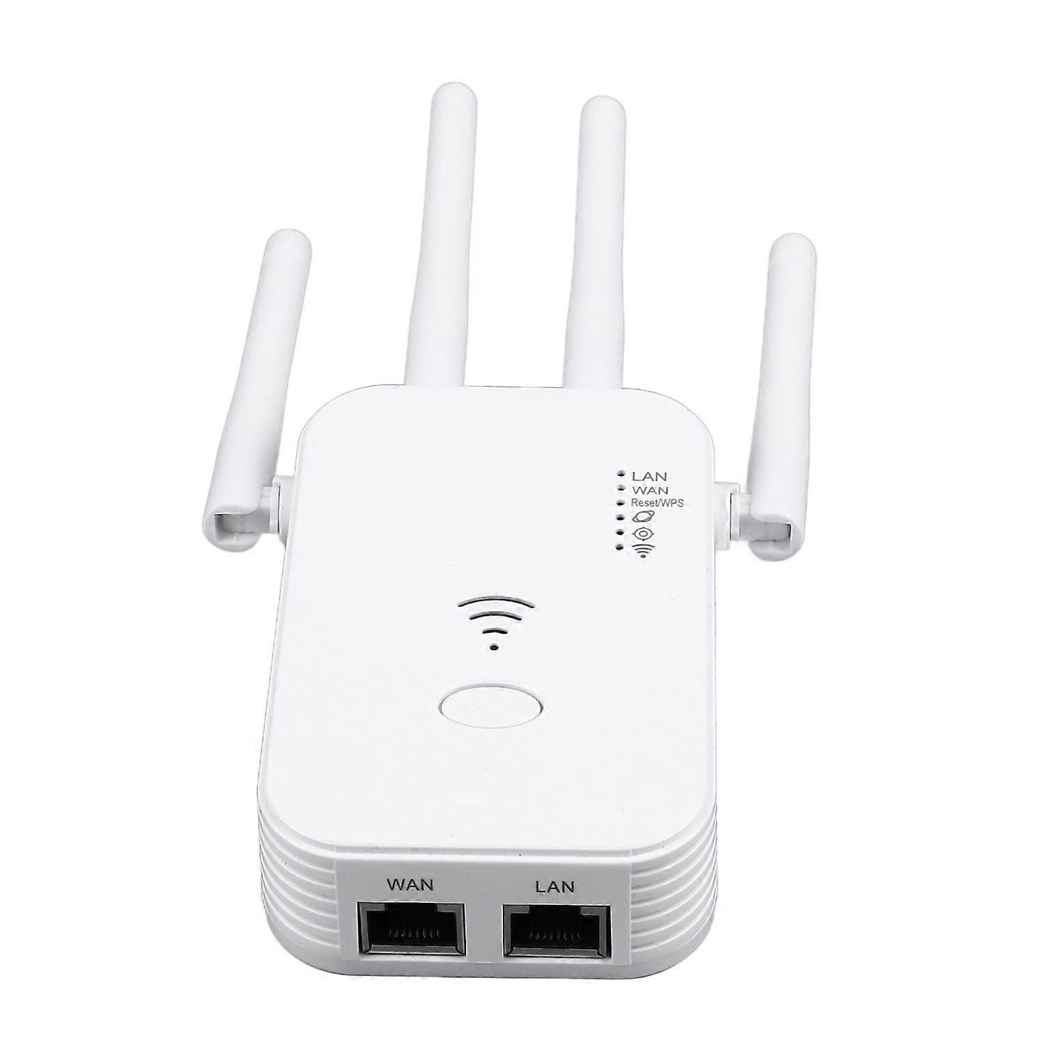 Amplifier Repeater, Extender, with Ethernet Port & AP Mode, Long Range Coverage Repeater for Home(White)