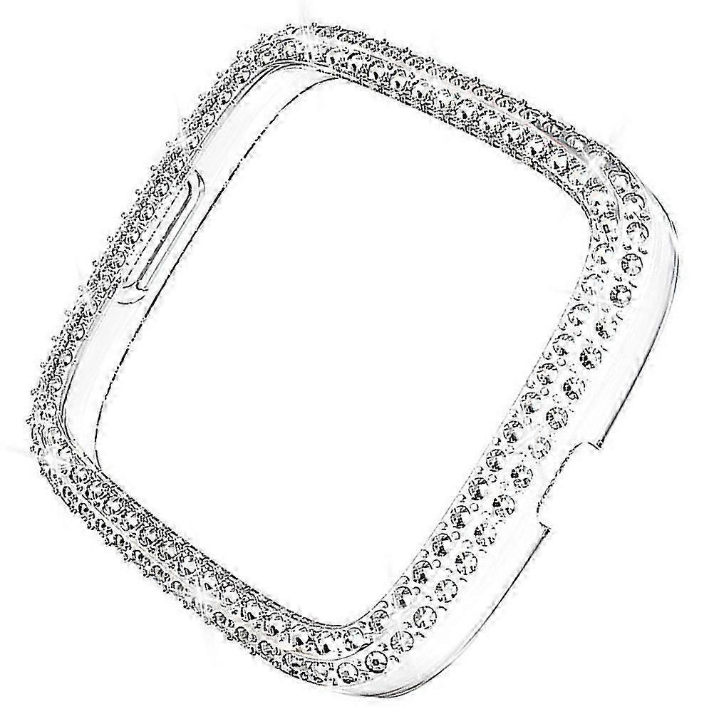 Watch Protector Compatible With Fitbit 2 Series Anti Shock Rhinestone Material Square Shape Everyday Use 1Pcs