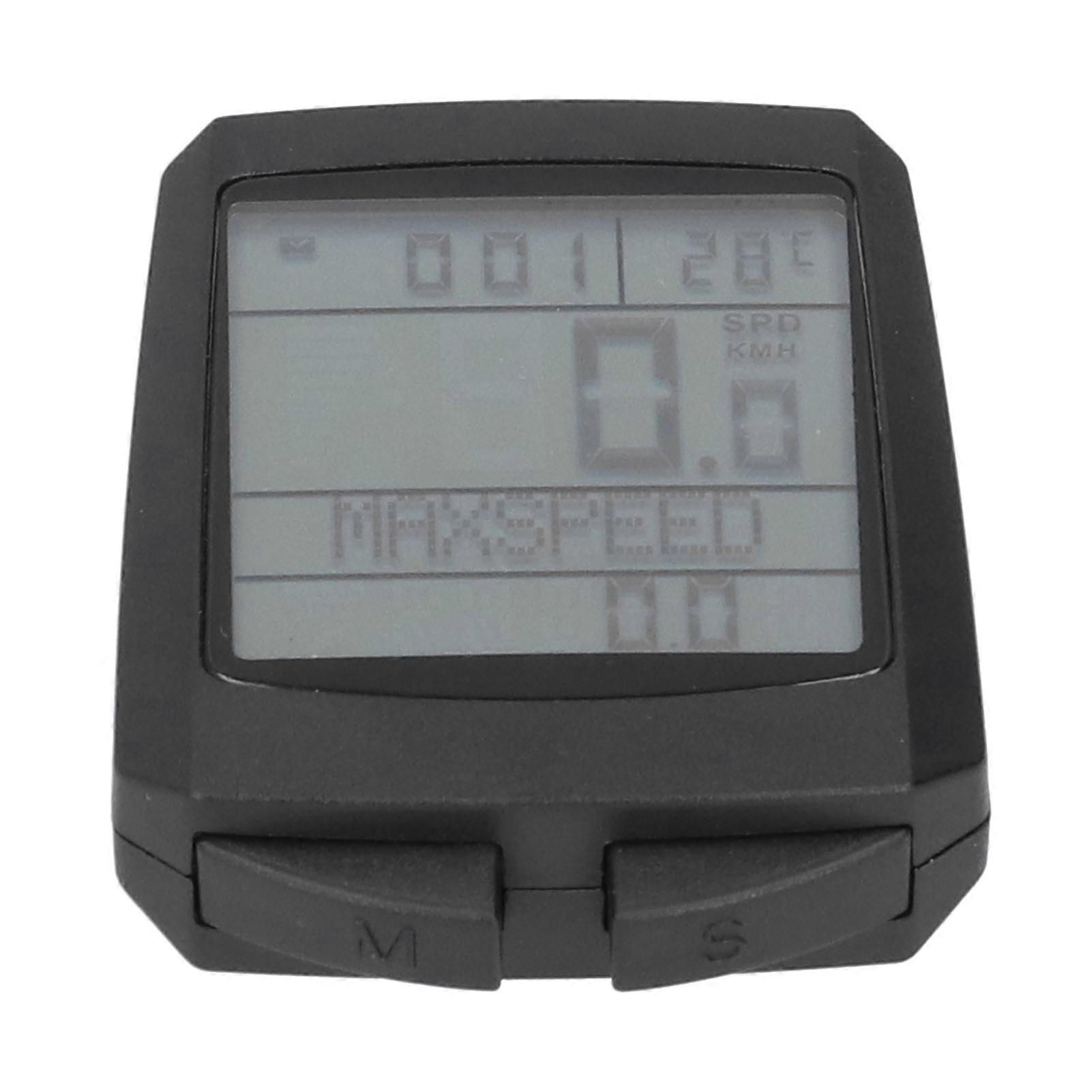 Bicycle Computer FSTN Screen Speedometer IPX5 Waterproof 6.5x5x2cm