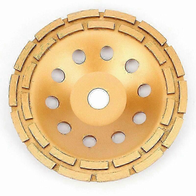 Durable Diamond Grinding Disc, Fast Smooth Grinding On Concrete Granite Stone Marble, Double-Row Diamond Grinding Wheel With Air Holes For Stable 2025