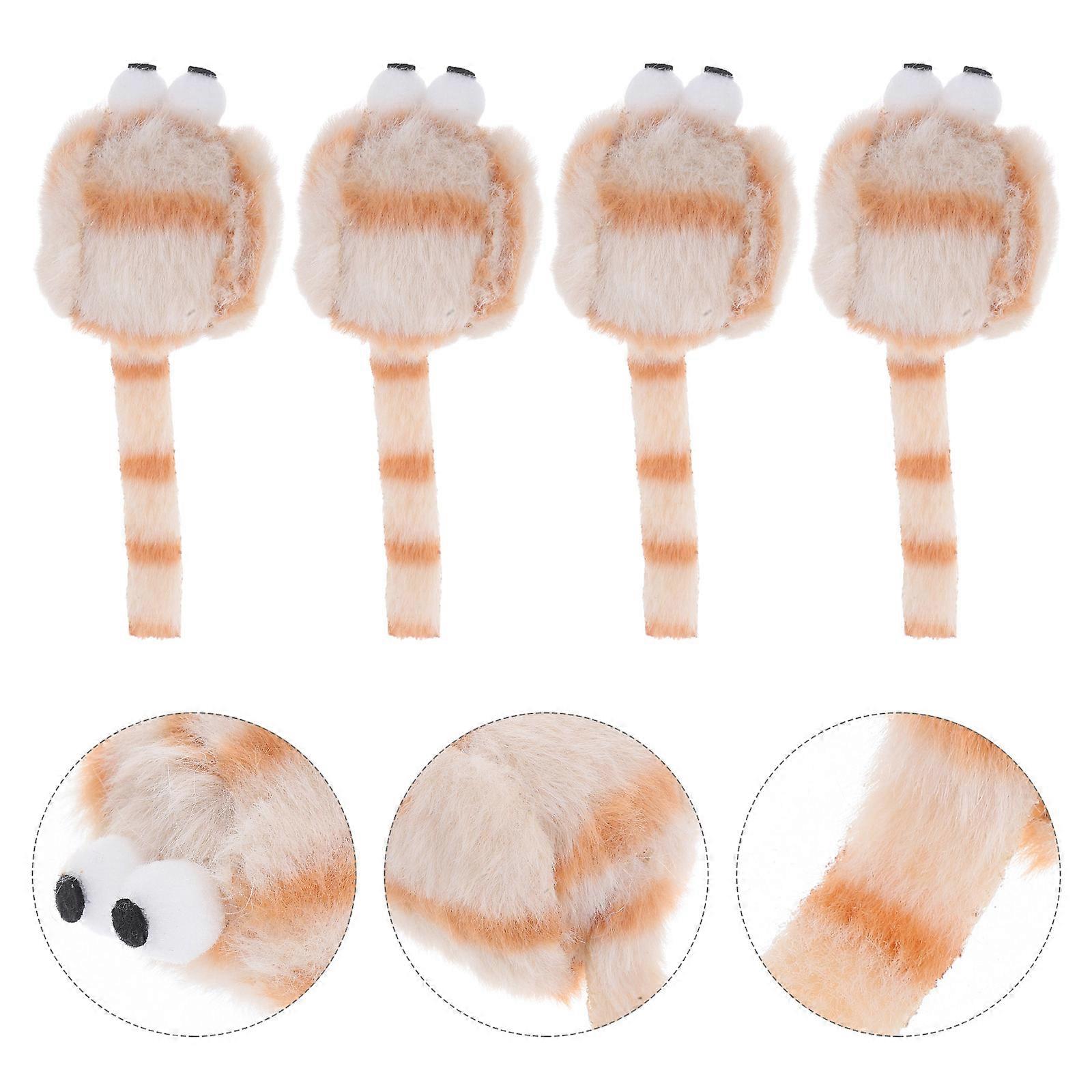 Realistic Plush Mouse Toys for Cats Interactive 16Pcs Kitten Play Set