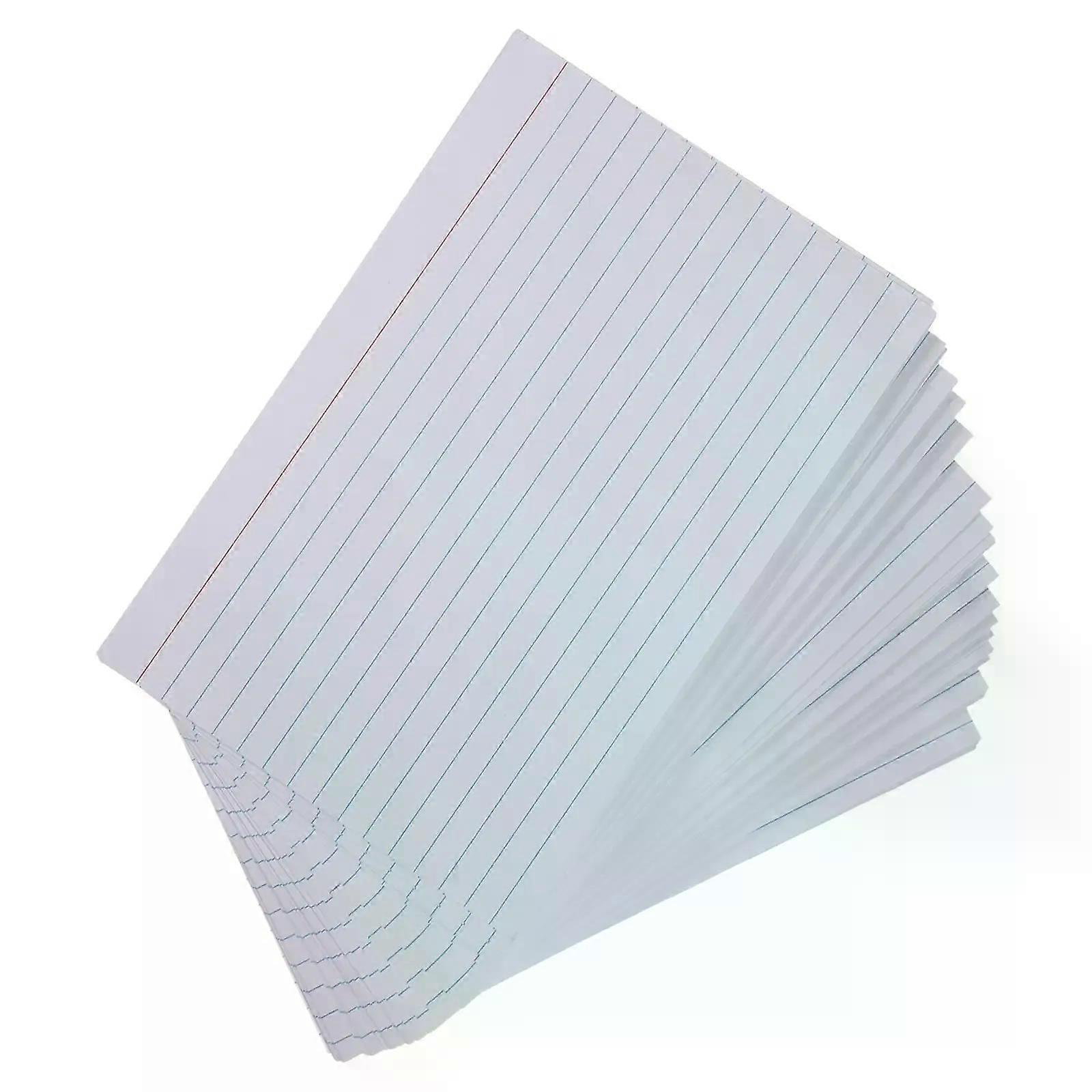 200 Pcs Index Card Lined Notebook Vocabulary Cards Memorizing Paper Office Supplies Memo Pad Study Aids Flash Card Set Ruled