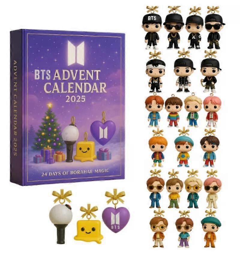 BTSアドベントカレンダーブラインドボックスクリスマスツリーデコレーション