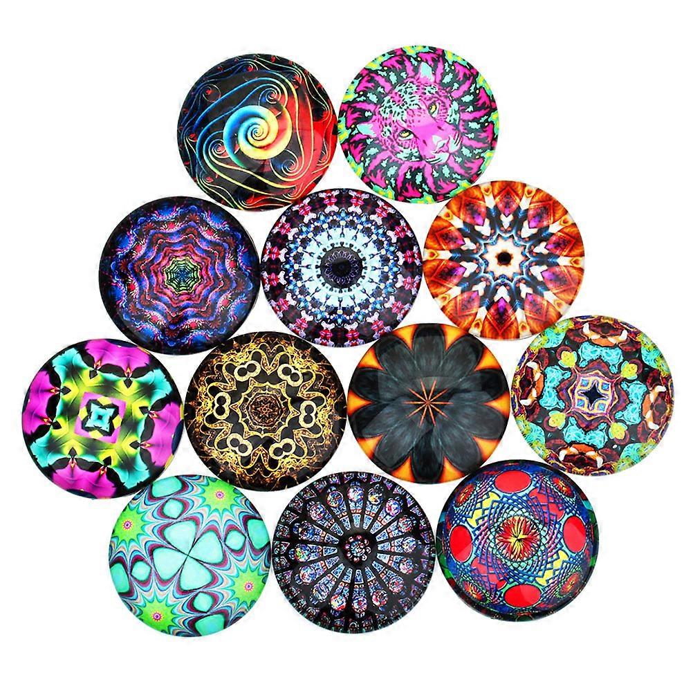 Ethnic Style Glass Patch for DIY Use 20Pcs Delicate Gemstone Cabochons