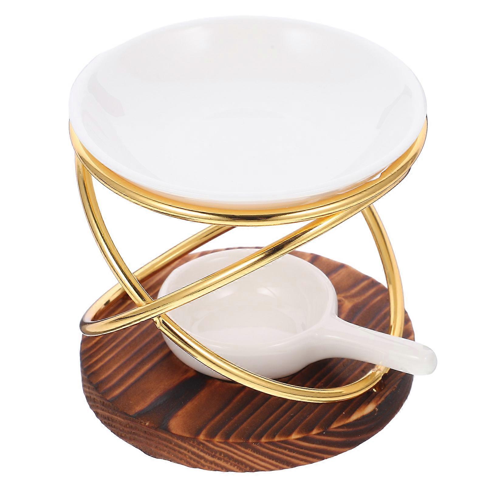 Aroma Diffuser Ceramic Candle Holder with Tealight for Home 4Pcs