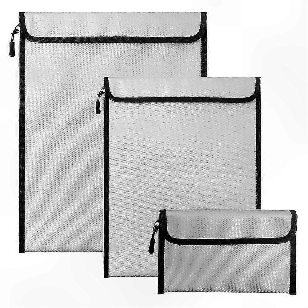 Heat-Resistant Fireproof Bag for Document & Valuable Protection up to 2000℉