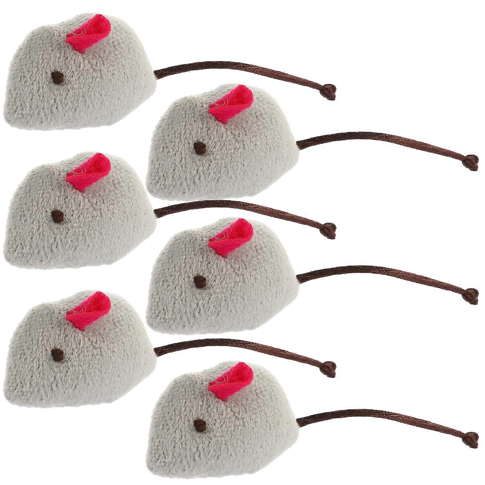 Plush Mouse Cat Toy for Indoor Cats Interactive 24Pcs Set