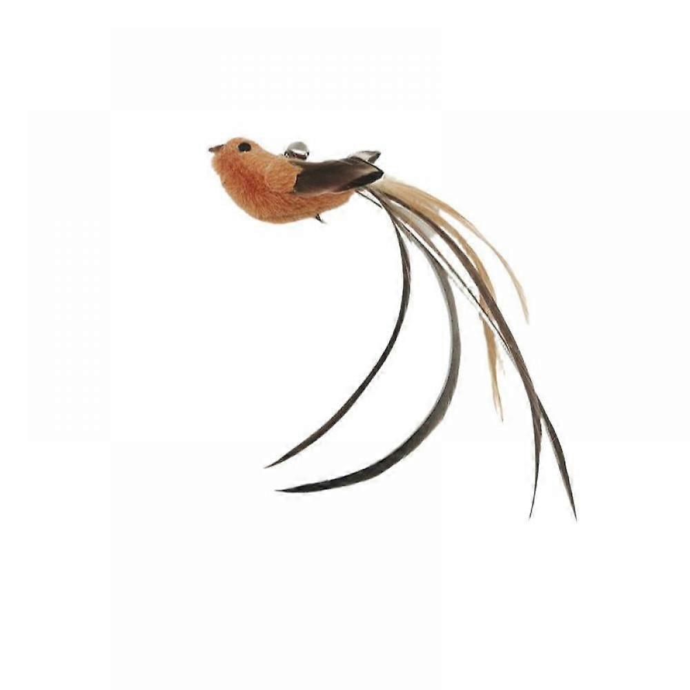 Cat Toys Interactive Cat Feather Wand , Powerful Suction Cup, 1pcs Replacement Feather Head , for Indoor Kitty Old Cat Exercise