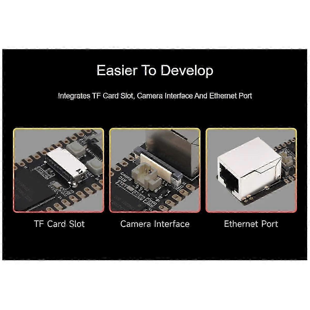Til Luckfox Pico Pro Linux RV1106 Rockchip AI Board ARM -A7/RISC-V til Pico(A)
