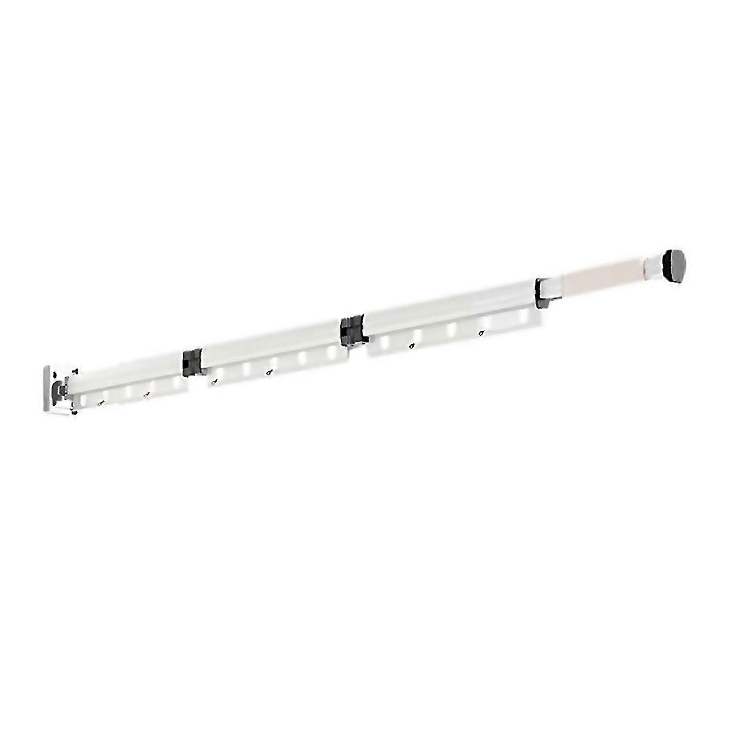 Foldable Retractable Wall Mounted Space Saver Clothes Hanger Rackb