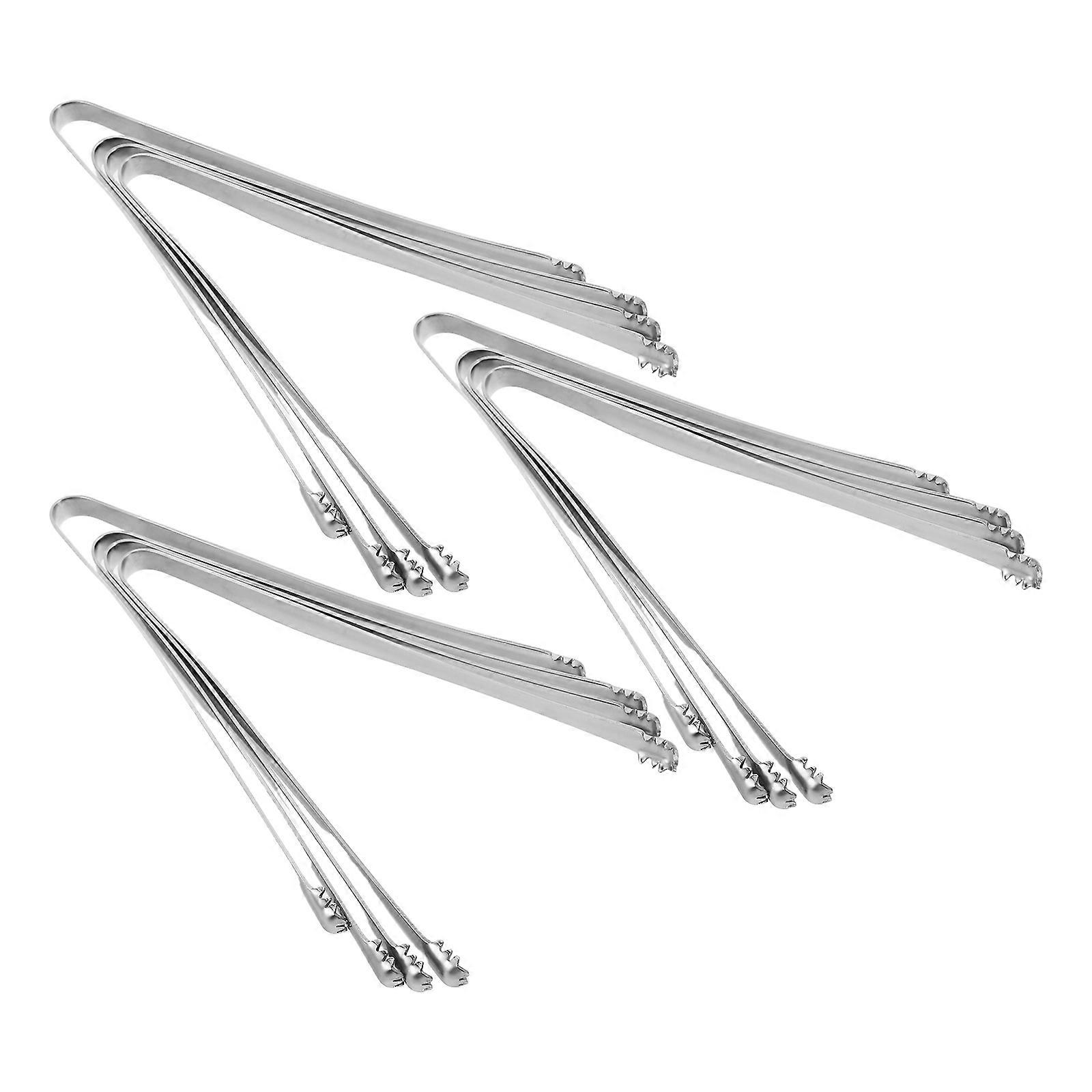 Silver Egg Membrane Removal Tool Stainless Steel for Clipping 48Pcs