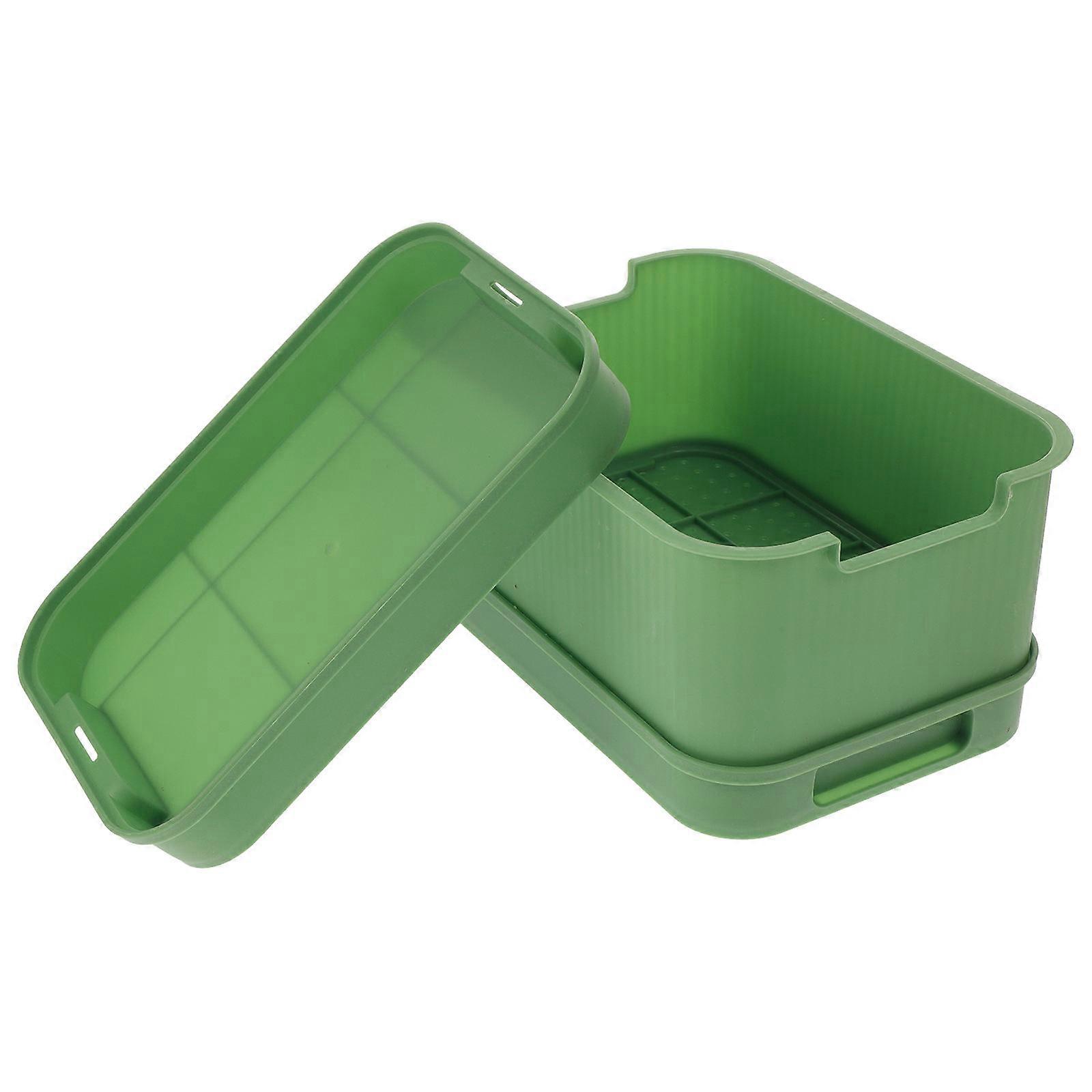 Seed Germination Tray 3Pcs Rectangular Plant Tray For Garden Home Porch For Indoor Planting Made From Durable Plastic