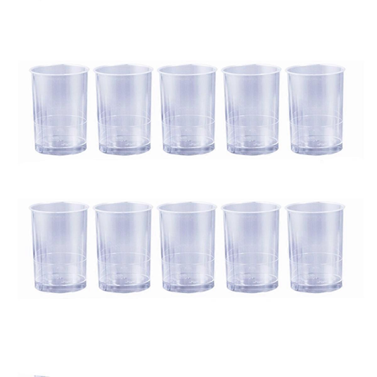 Transparent Mousse Cup for Storage 10Pcs Thickened Container for Dessert