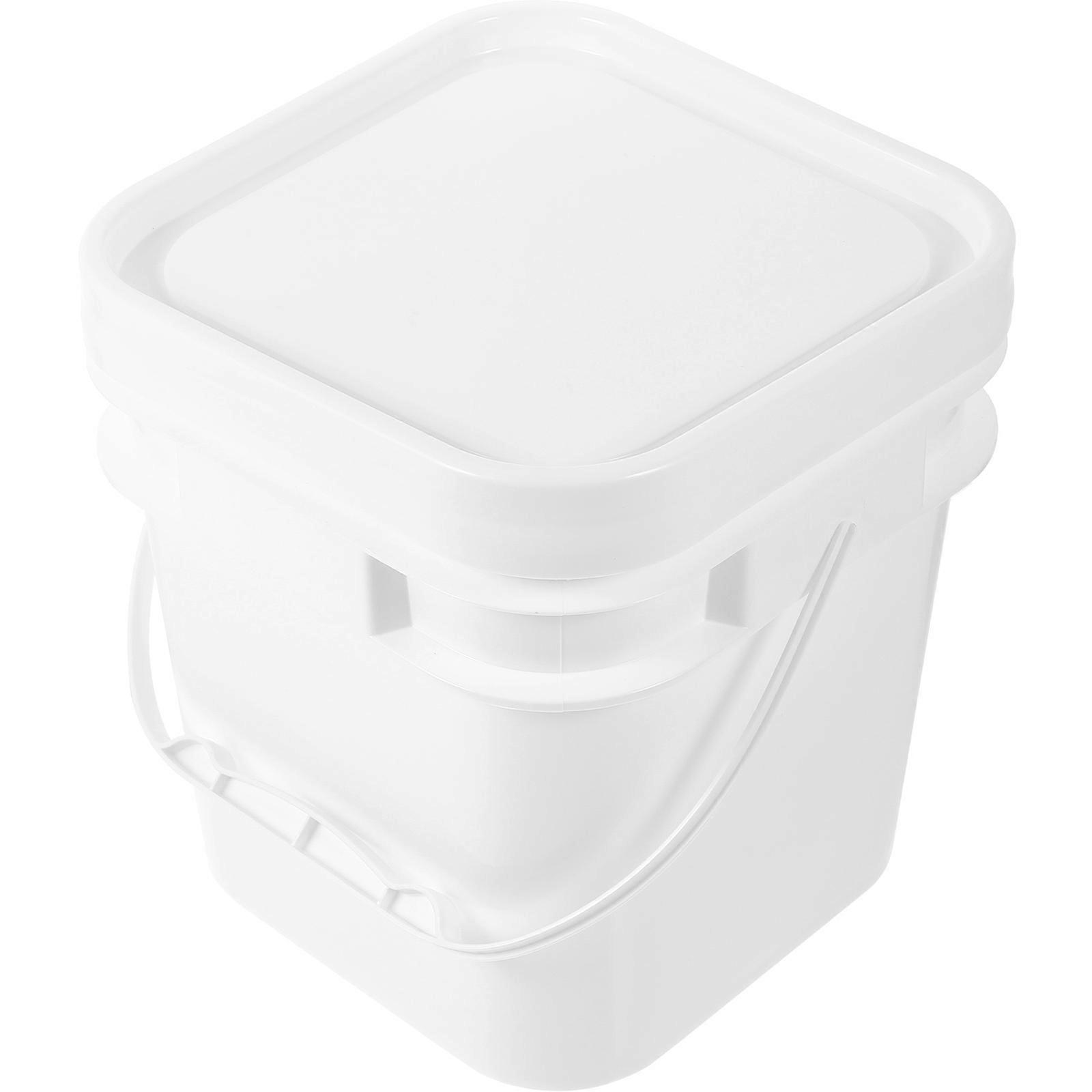 Multi-Functional Painting Bucket 2Pcs Handle Design For Home Storage 20.80X20.80X2.60Cm Practical And PP