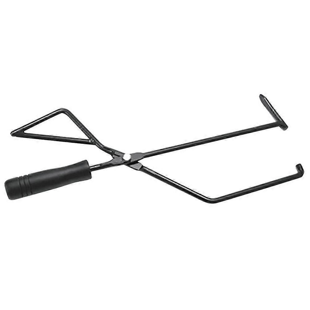 Barbecue Charcoal Tongs Camping Equipment Safe Handling Ergonomic Handle 1Pack