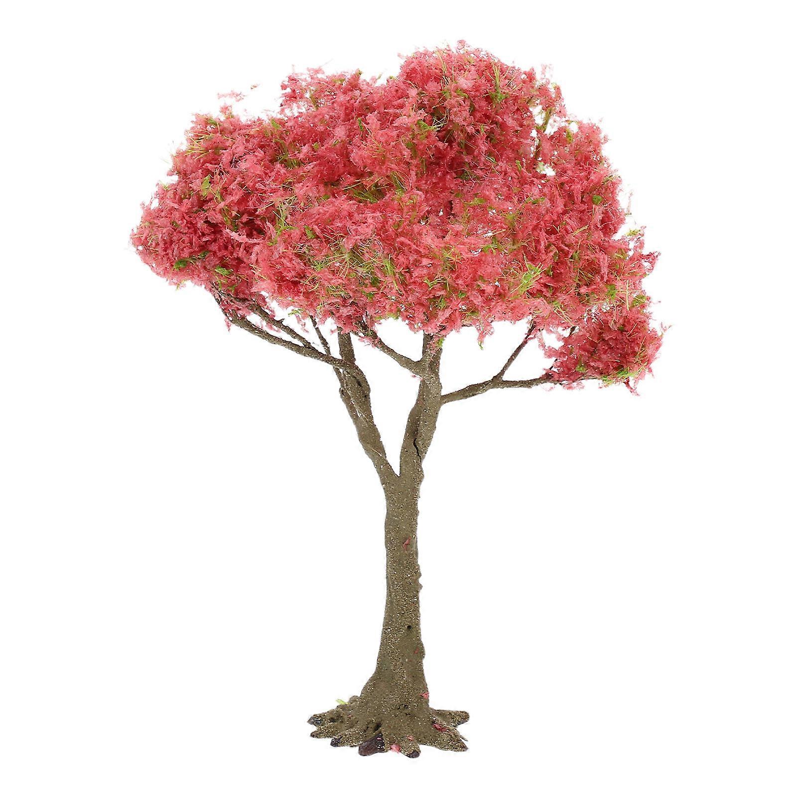 Miniature Scenery Trees for Fairy Garden Decor with 3Pcs Plastic Models