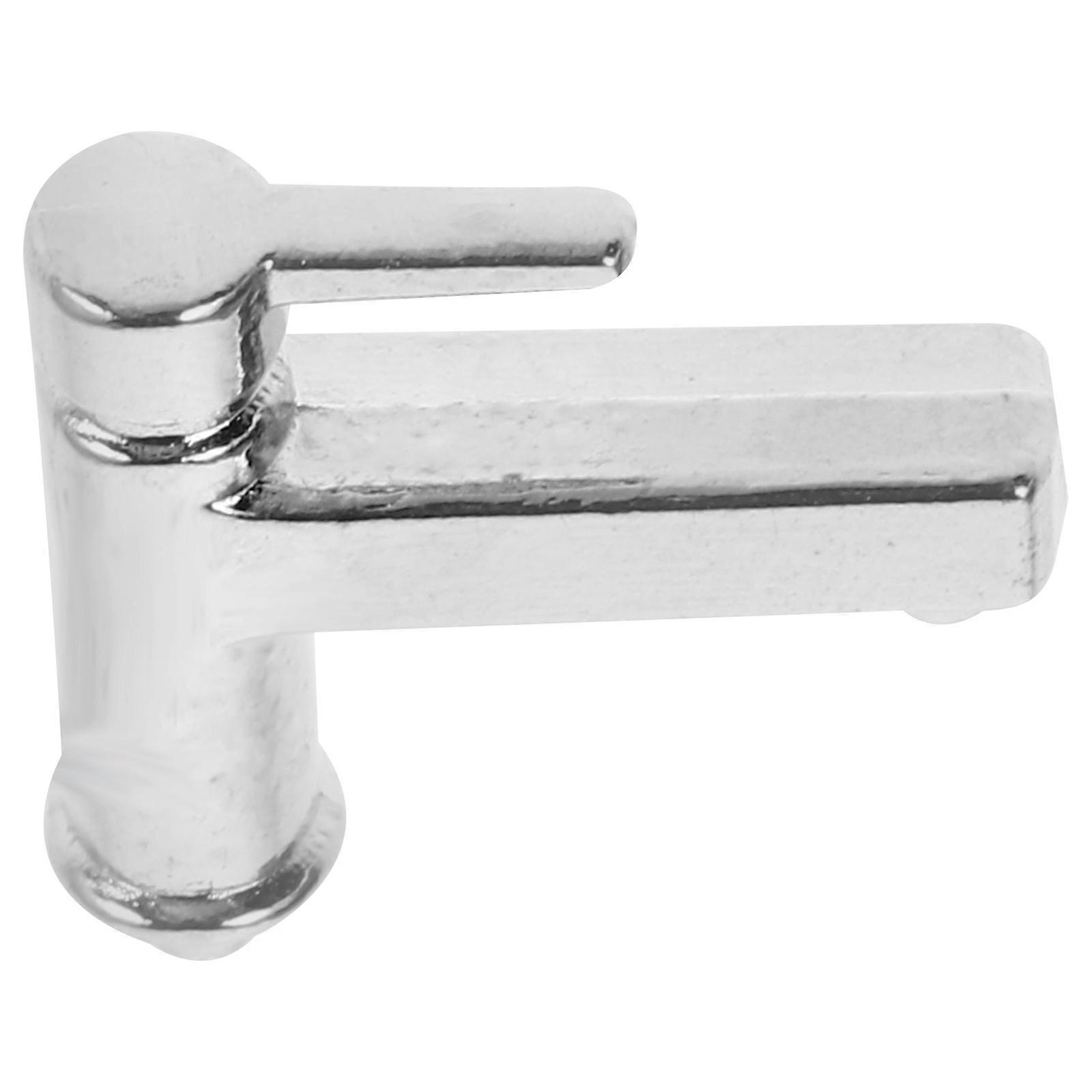 Miniature Faucet Model for Dollhouse Pretend Play 3Pcs Silver Alloy Accessory