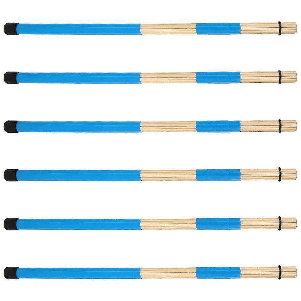 Drum Instrument Accessories For Drummers Performance And Practice Portable Bamboo 6 Pairs