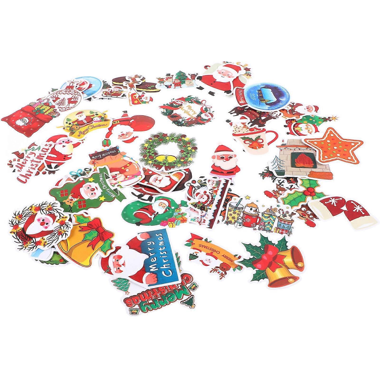 156 Pcs Christmas Car Window Decals Decorative Stickers Assorted Color Easy To Apply For Holiday Cheer And Festive Occasions