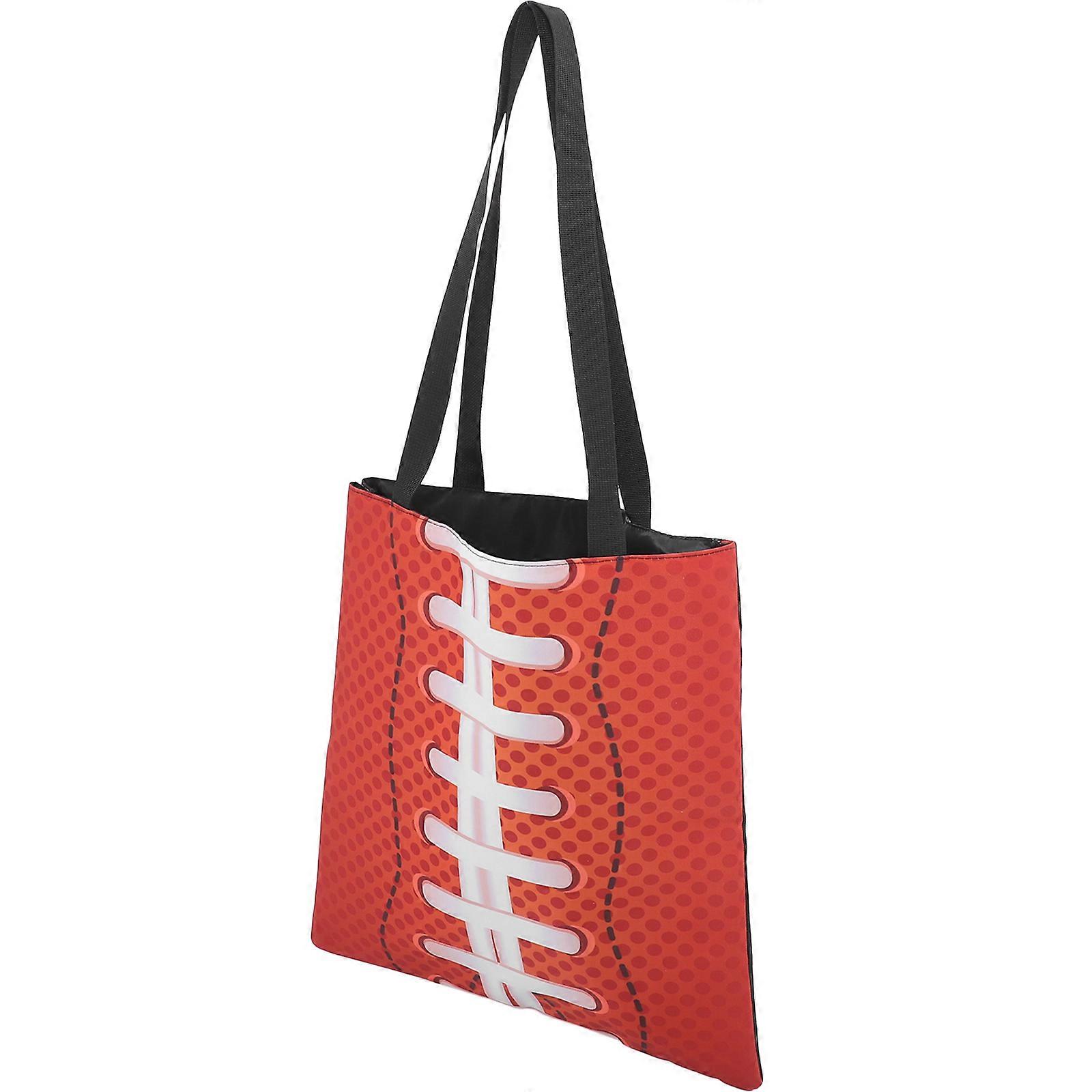 Rugby Theme Tote Bag Designed for Party Use 3Pcs Large Capacity Handbags