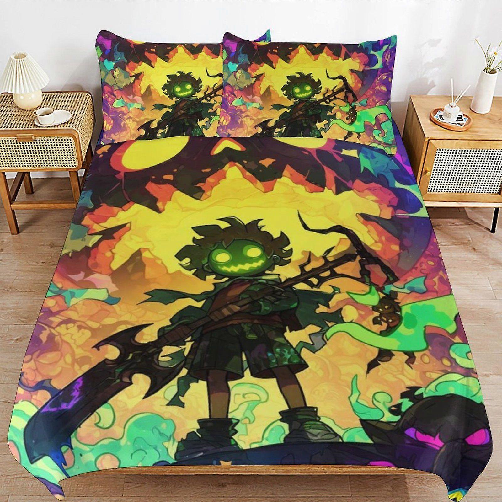 Y282 Cyberpunk Heroes Wash Safe Sleep Comfort Long Use Function Durable Threads Duvet Cover Sets Classic Look O282