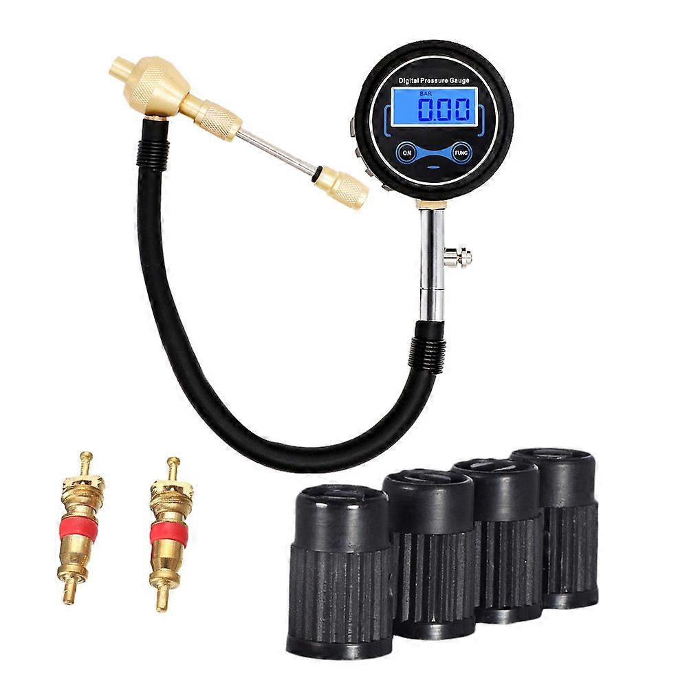 Vehicle Manometer Digital Pump Manometer for Measuring Pressure 3Pcs