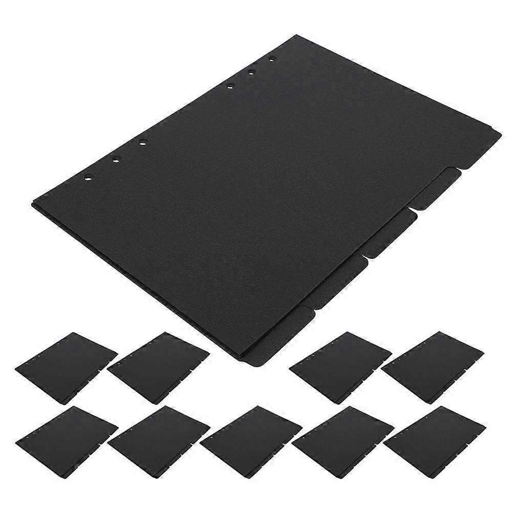 Index Dividers For Planner Study 20 Sheets Classification Tab Dividers Black