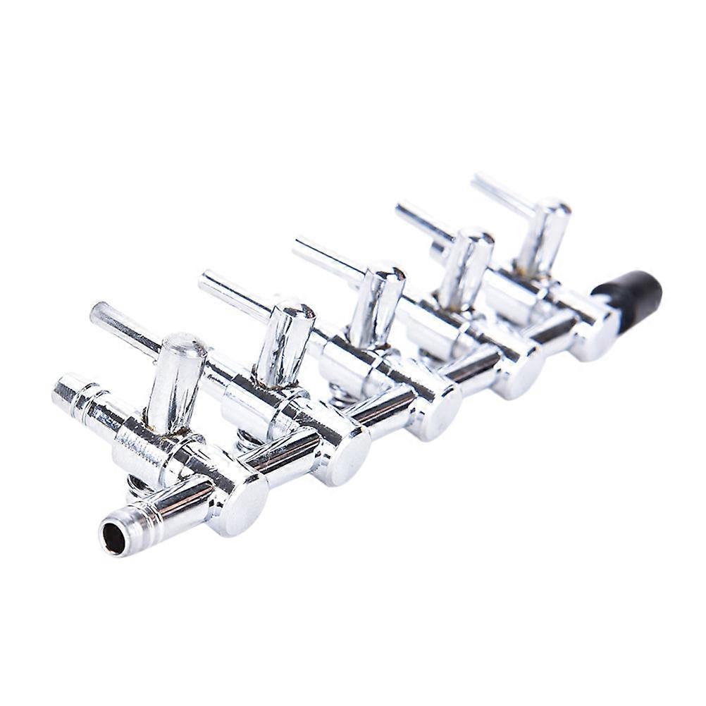 Quick Water Control Fish Tank Adjusting Valve 5 Head for Aquarium Use 2Pcs
