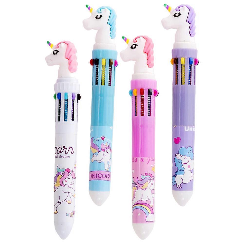 Multi-Function Multicolor Pen Ballpoint Pen 12Pcs for Students Supply